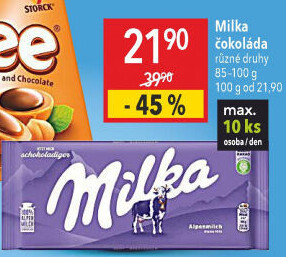 Čokoláda Milka