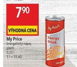 Energetický nápoj My Price
