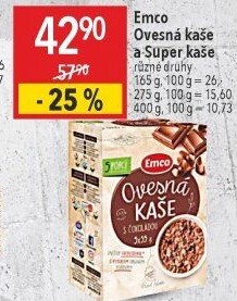 Kaše ovesná Emco