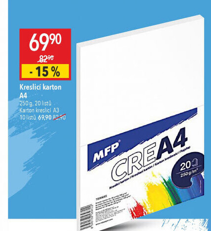 Kreslicí karton A4 MFP paper