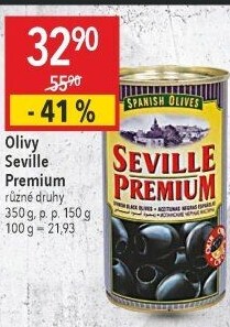 Olivy černé Seville Premium