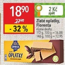 Oplatky Zlaté Opavia