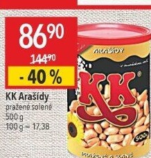 Pražené arašídy KK