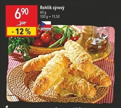 Rohlík se sýrem