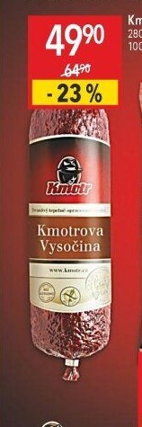 Salám Kmotrova vysočina Kmotr