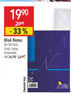 Školní sešit A5 Notes
