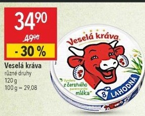 Sýr tavený Veselá kráva