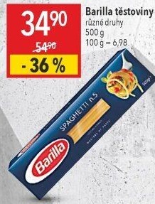 Těstoviny Barilla