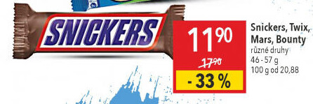 Tyčinka Snickers