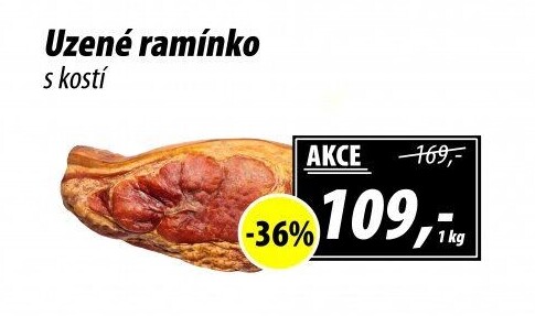 Uzené ramínko s kostí