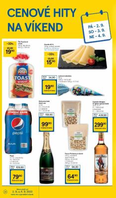 akční leták Tesco 31.8.2022-6.9.2022