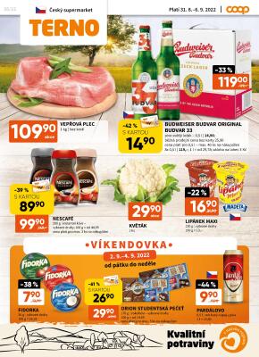 akční leták COOP 31.8.2022-6.9.2022