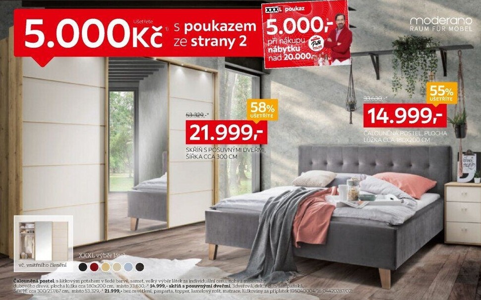 ČALOUNĚNÁ POSTEL