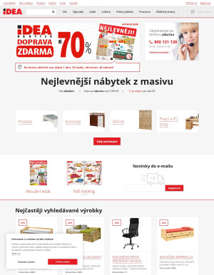 akční leták IDEA nábytek 30.8.2022-5.9.2022