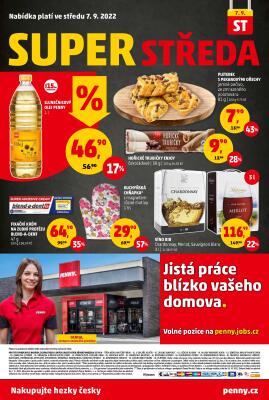 akční leták Penny Market 1.9.2022-7.9.2022