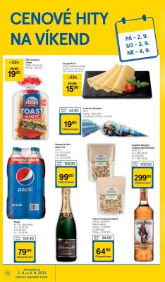 akční leták Tesco 31.8.2022-6.9.2022