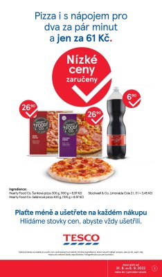 akční leták Tesco 31.8.2022-6.9.2022