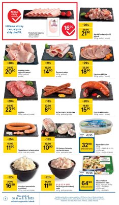 akční leták Tesco 31.8.2022-6.9.2022