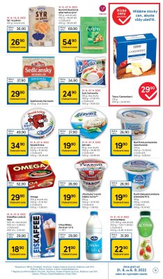 akční leták Tesco 31.8.2022-6.9.2022