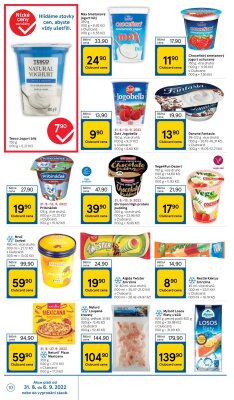 akční leták Tesco 31.8.2022-6.9.2022