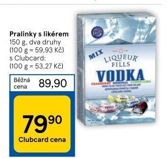 Bonboniéra Pralinky plněné Fazer