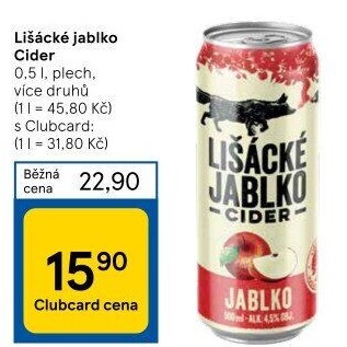 Cider Lišácké jablko Heineken