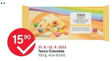 Čokoláda Tesco