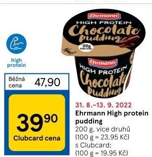 Dezerty High protein Ehrmann