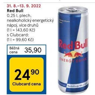 Energetický nápoj Red Bull