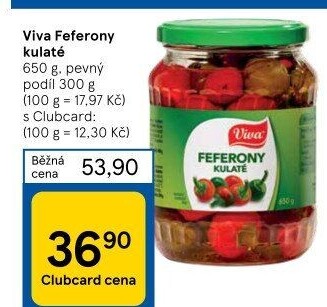 Feferony kulaté Viva Gourmet