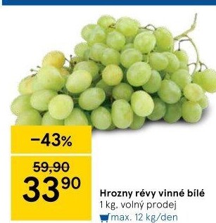 Hrozny bílé - Tesco akcniletaky.com