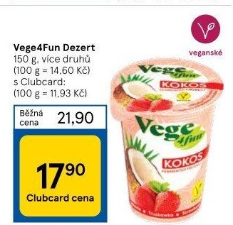 Jogurt ochucený Vege4Fun