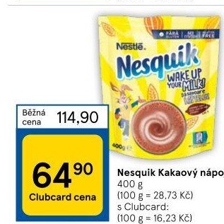 Kakao instantní Nesquik Nestlé