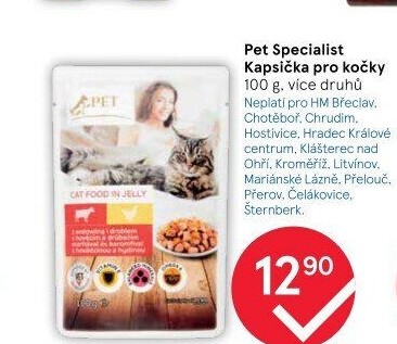 Kapsičky pro kočky Pet Specialist