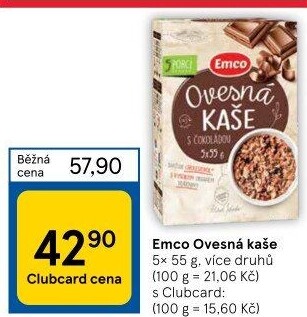 Kaše ovesná Emco