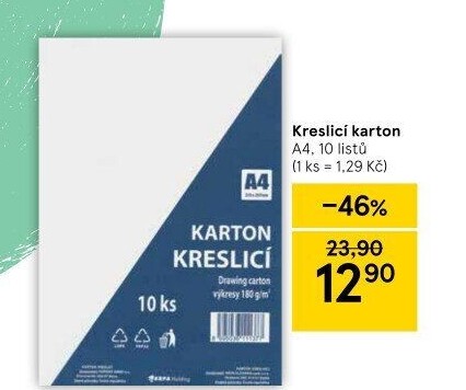 Kreslící karton A4 Krpa