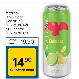 Ochucená voda Mattoni