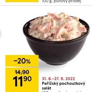 Pařížský pochoutkový salát