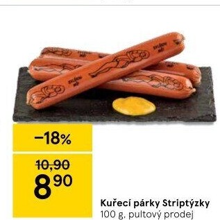 Párky kuřecí striptýzky