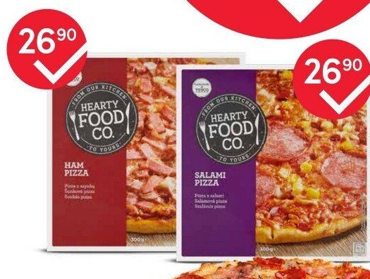 Pizza mražená Hearty Food Co Tesco