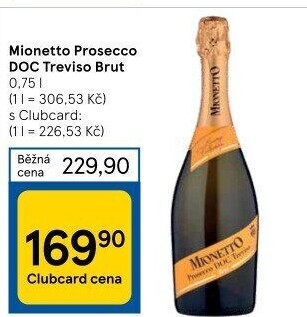 Prosecco brut DOC Treviso Mionetto