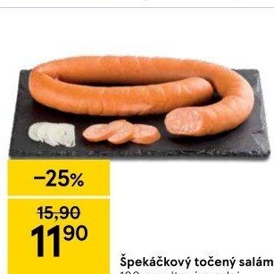 Salám špekáčkový točený