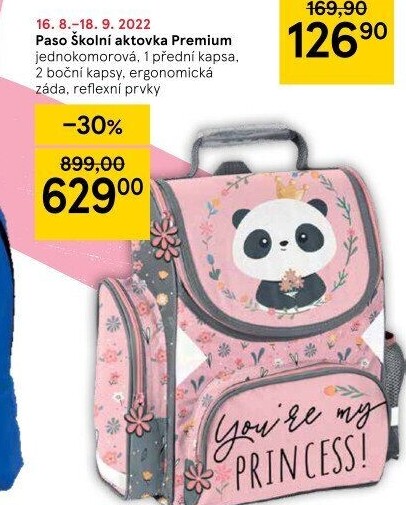 Školní aktovka Paso