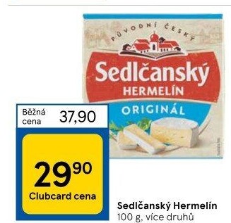 Sýr Hermelín Sedlčanský