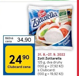 Sýr Zottarella Zott