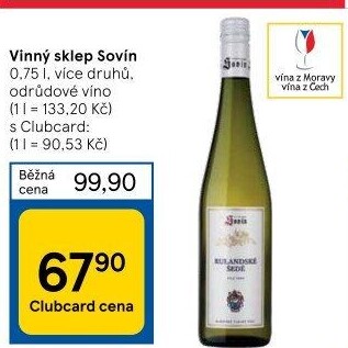 Vína Vinný sklep Sovín