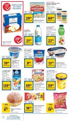 akční leták Tesco 31.8.2022-6.9.2022