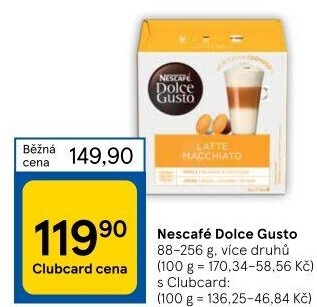 Kapsle Dolce Gusto Nescafé