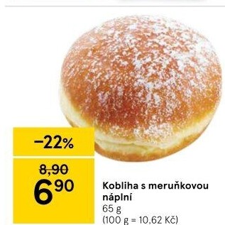 Kobliha s ovocnou náplní