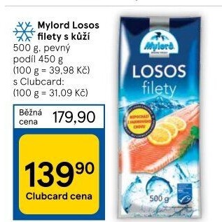 Losos filety mražený Mylord
